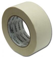 Evotools Bandă adezivă de hârtie ușor creponată, cu adeziv din cauciuc natural, lățime 19 mm și lungime 50 m, marca Evotools. Este potrivită aplicațiilor de uz general: mascare la vopsit, sigilare temporară, f