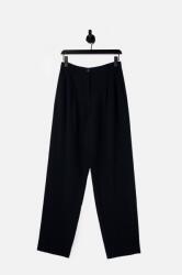 Emporio Armani sötétkék textúrás nadrág, Size 36, magas derék, hosszú szár (353596)