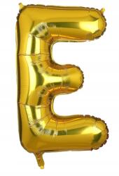 Amazon Nagy Fólia Lufi Évfordulóra Születésnapra Party E Betű Arany 40CM