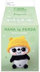 GRAINE CREATIVE Kit minigurumi Panda Graine Creative