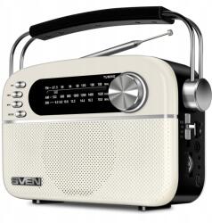 SVEN SRP-505 White Fm rádió Am Sw retro hordozható akkumulátoros vintage (SRP-505)