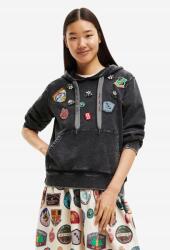 Desigual Grafit Kapucnis Pulóver Felvarrókkal (xs) (22WWSK56_2012)