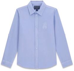 GUESS Изчистена елегантна едноцветна риза в синьо за момче Guess