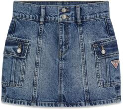GUESS Карго деним пола за момиче с джобове и бродирано лого Guess
