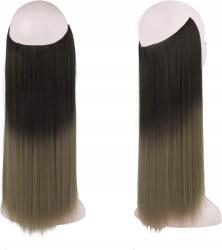  Szintetikus Haj Hosszabbítás Egyenes Felcsatolható Ombre Haj 46cm (248393929)