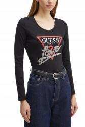 Guess Fekete női longsleeve Love Tee Xs (W5RI64I3Z14)