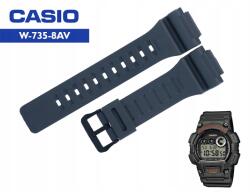 Casio szíj W-735 W-735H-8Av grafit Eredeti Teleszkópok Ingyenes (AQ-S810 W-735H W-736H TRT-110H AEQ-110)