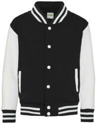 Just Hoods AWJH043J GYERMEK VARSITY KABÁT (awjh043jjb/wh-7/8)