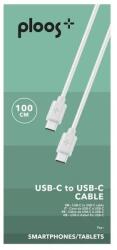 Ploos Cablu Date Ploos Usb-C la Usb-C 1M PLCABC2C1MW Alb