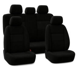  Fiat 125p AlcantaraSport Prémium Univerzális Autó Üléshuzat - Black/Black (UV álló, AIRBAG SAFE, szitanyomható betét) (VA-UNIALCANTARABLACK125p)