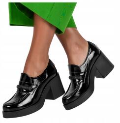 Casu Női Bőr Félcipő Strasszokkal 41-ES (20157/C)