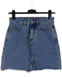 Funky Buddha Női Funky Buddha Szoknya Kék Farmer Mini Xs