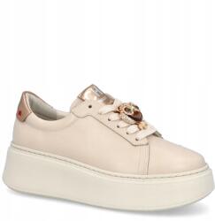 CheBello Bőr sportcipő díszítéssel Chebello 4411 Világos Bézs 37 (CHEBELLO 4411-059-495-PSK-S251)