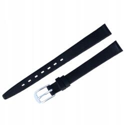  Ap szíj 10 mm fekete bőr klasszikus órákhoz teleszkópok ingyen (AP1001)