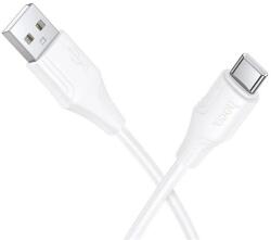 hoco. X124 adatkábel (USB - Type-C, 3A, gyorstöltő, 100cm) FEHÉR (X124_USB_C_W)