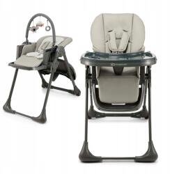 KinderKraft Összecsukható etetőszék 2 az 1-ben0-14kg NapozóágyTUMMIE Szürke (5902533925049)