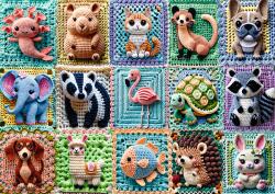 Trefl - Puzzle Premium Plus: Crochet Animals - 1 000 piese