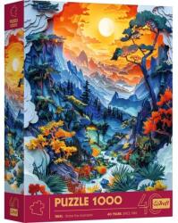 Trefl - Puzzle 3D efekt Paper Art Dolina - 1 000 piese