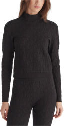 Michael Kors Tricotat Emboss Mk Mock Nk Top MF5619YJWV 001 black