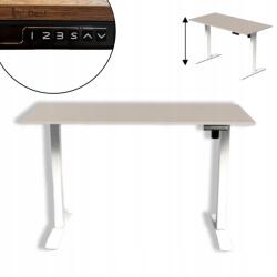  Állítható magasságú íróasztal Nanoverse White kasmír asztallappal 68/139 (DSV055)