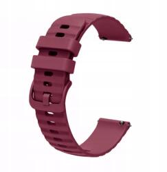  Gumiszíj 20mm bordó Smartwatch Quick Pin (PAS001993)