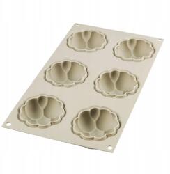 Silikomart szilikon öntőforma Bollicine 6 aljzat 85ml desszertekhez (26.270.13.0065)