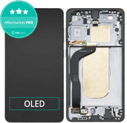 Samsung Galaxy S25 Edge - Ecran LCD + Sticlă Tactilă + Ramă (Titanium Jetblack) OLED, Titanium Jetblack