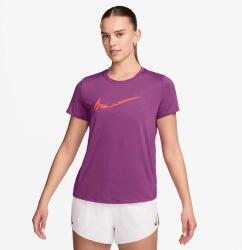Nike One Womens Dri-FIT Short-Sleeve Graphic Running Top S | Femei | Tricouri | Mov | FV6373-518