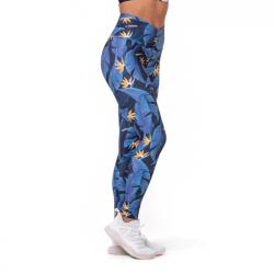 NEBBIA High-waist Ocean Power leggings XS | Femei | Colanți | Albastru | 561-OCEANBLUE