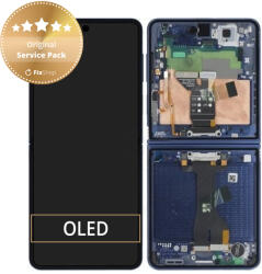 Samsung Galaxy Z Flip 7 F766B - Ecran LCD + Sticlă Tactilă + Ramă (Blue Shadow) - GH82-37581A Genuine Service Pack, Blue Shadow