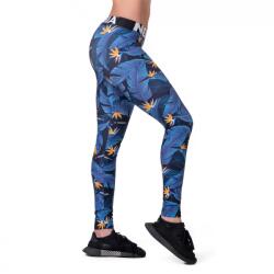 NEBBIA Mid-waist Ocean Power leggings S | Femei | Colanți | Albastru | 566-OCEANBLUE