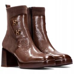 Hispanitas Spanyol női bokacsizma Hispanitas HI254228 ROCK-I25 Avellana bőr Méret . 37 (HI254228 ROCK-I25 AVELLANA)