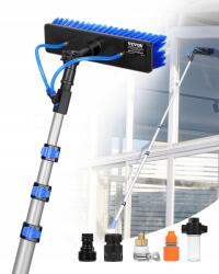  Vízzel táplált tisztítórúd készlet 3, 6 m-es napelemtisztító rúd kihúzható fogantyúval (TYNDCBQJTJOZC)