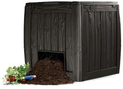 Keter Deco Composter Műanyag Komposztáló Aljzattal 340l