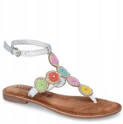 Lazamani Női bőr szandál Lazamani LA75452 Ezüst 40 (LAZAMANI LA75452 MULTI)