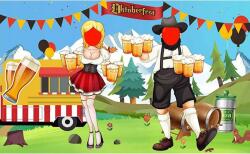  Fotóháttér Dekoráció Oktoberfest Sörfesztivál Party 180x110CM (254889621)