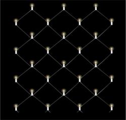 Függöny fényfüggöny ablakra 240x240 160 led (1129120)