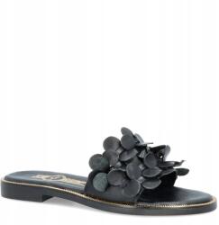 Lemar Klasszikus bőr flip-flop papucs Lemar 40381 Fekete 38 (LEMAR 40381 BF. CZARNY)