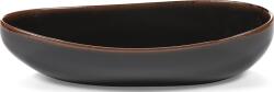 Serax Bol pentru servire Out of Lines oval, 36 cm, maro-negru (B3624013-919) Castron