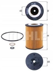 Mahle Olajszűrő OX367D/MAH Ox 367D