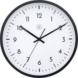 NeXtime Ceas de perete Easy big 30 cm alb cu negru (7369ZW)