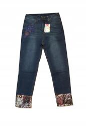 Desigual Kék Farmer Hímzés Print (24) (223807)