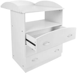 KOKISKA pelenkázó alátét, 85×71×96cm, fehér (4056282465057)