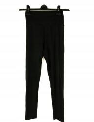 Női Leggings Fekete Magas Derekú S/m