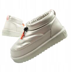  D. Franklin Női téli hótaposó csizma, Size 40, ezüst, bélelt (DFSH370016-SILV)