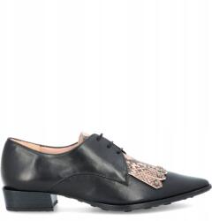 Hispanitas Spanyol megkötős félcipő Hispanitas BHI254263 Fekete 37 (HISPANITAS BHI254263 BLACK TOPO)