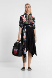 Desigual Aszimmetrikus Szoknya, mintás, övvel, Size L (19WWFW18_2000)