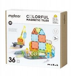 Mideer Színes mágneses építőkészlet "Az építkezés" 36 db (6936352542896)