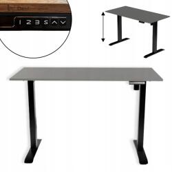  Elektromosan állítható íróasztal Nanoverse Black grafit asztallappal 68/139 (DSV063)