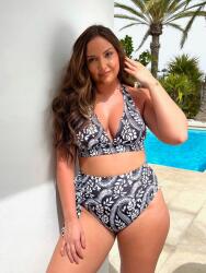 In The Style Fekete Fürdőnadrág Mintás (34) (557219)